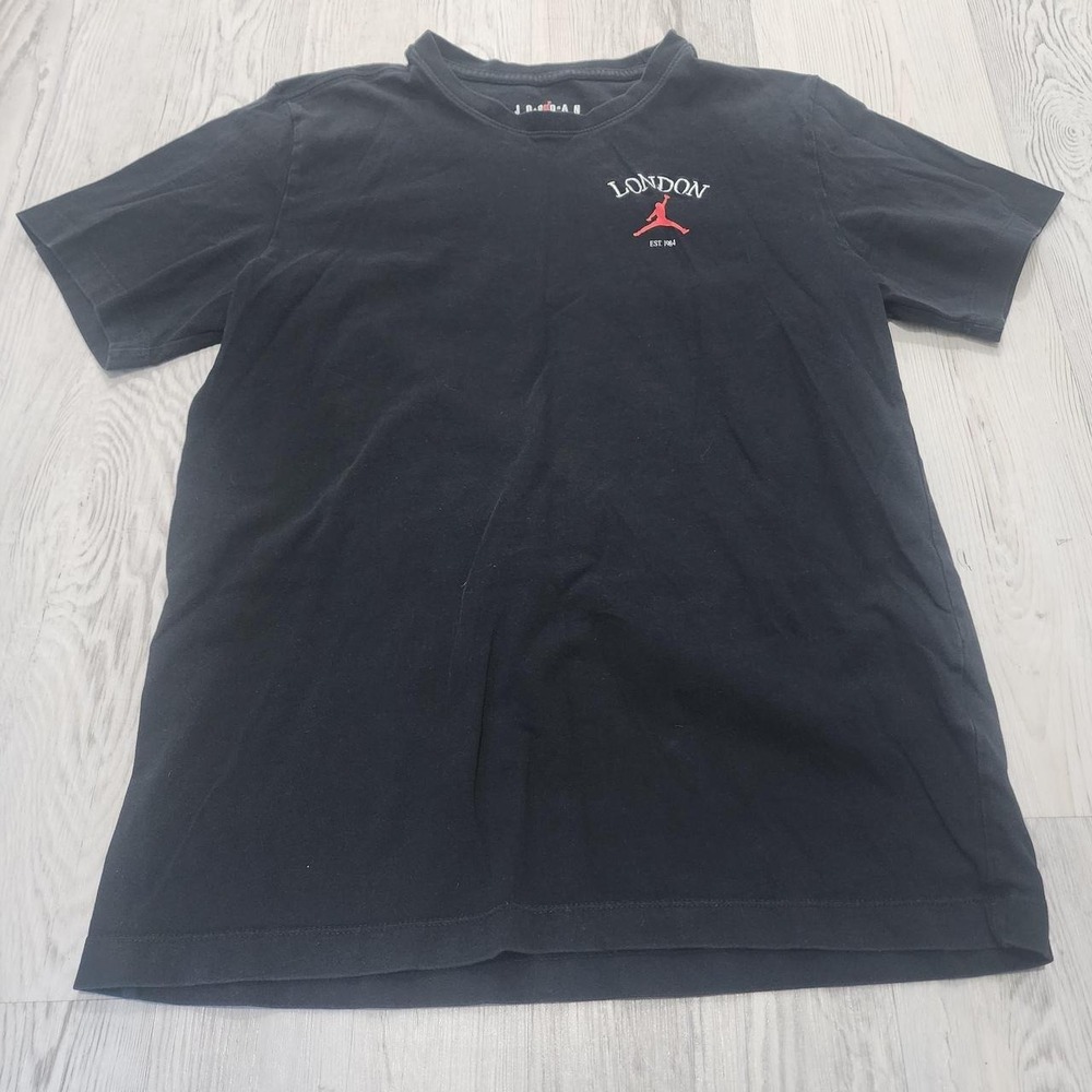 Michael Jordan black London t-shirt
